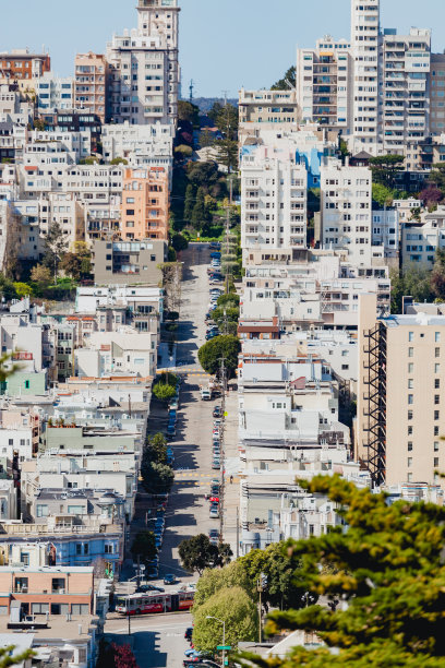 旧金山，加州城市生活图片下载