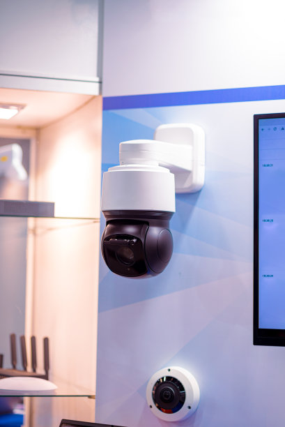 带运动传感器的户外监控摄像头图片下载