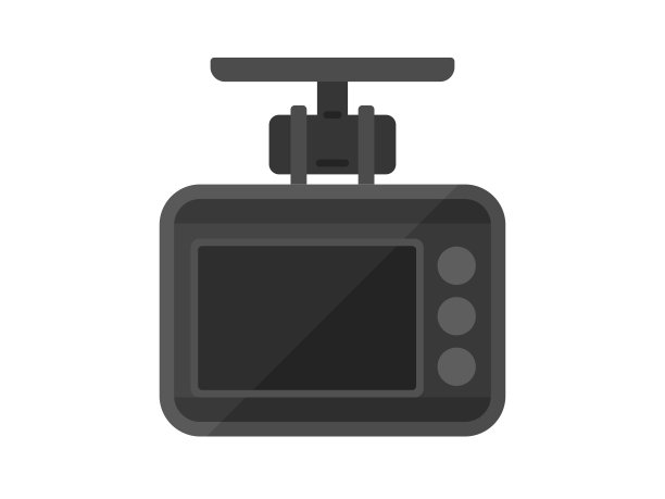 驱动器记录器背面的说明。图片下载