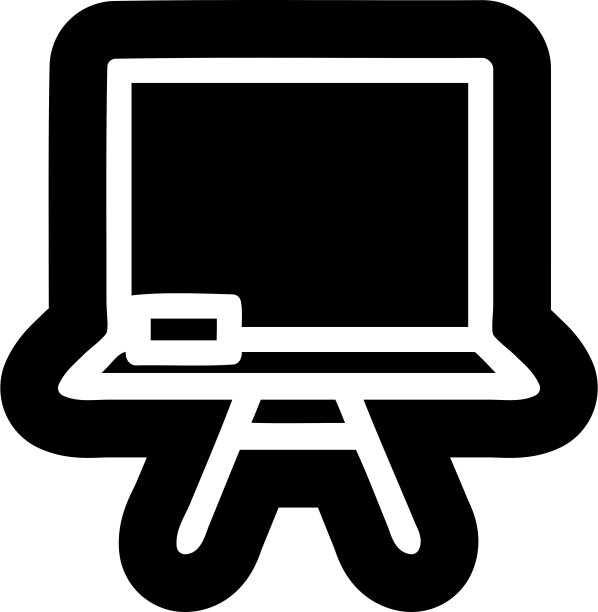 学校黑板图标符号图片下载