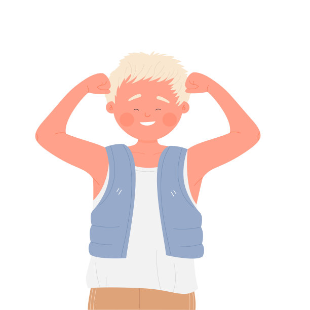 强壮快乐的孩子图片下载