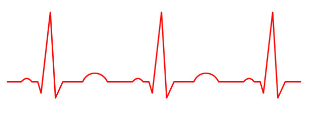 用于健康和医学分析的心电图符号图片下载