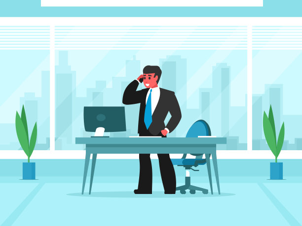 商人打电话图片下载