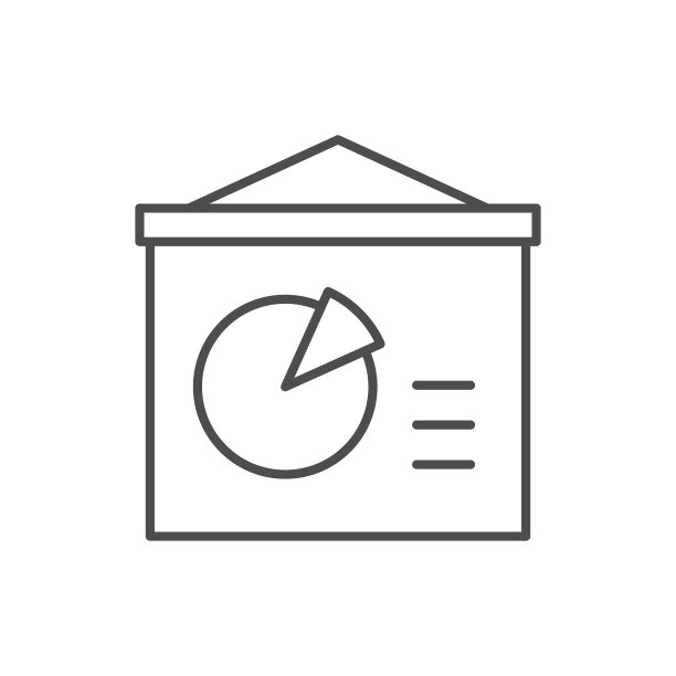业务演示线轮廓图标图片下载