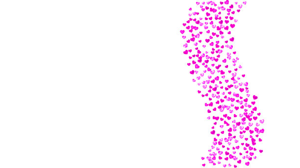 心模板。问候闪亮的女人。的框架。Rose Happy插画。漂亮的派对壁纸。粉色垃圾海报。红心模板。图片下载