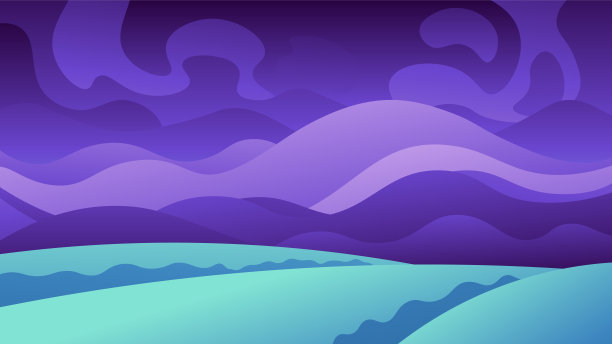 水平地形上的雷云。图片下载