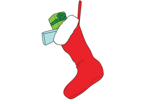 圣诞袜图片下载