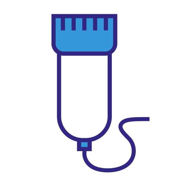 涂鸦图标剪头发，剃刀，线性图标，手绘图片下载