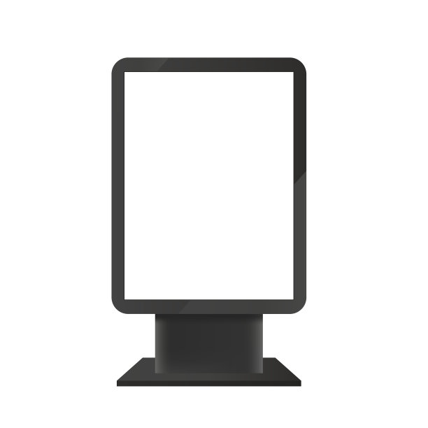 灯箱，适合任何用途。办公室内部。白色背景上的室内模型。矢量插图图片下载