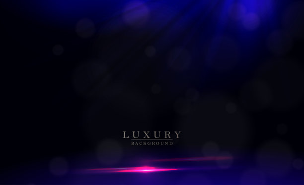 黑色插图与暗淡的蓝色光束图片下载