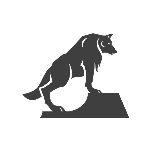 狼徽会徽模板图片下载