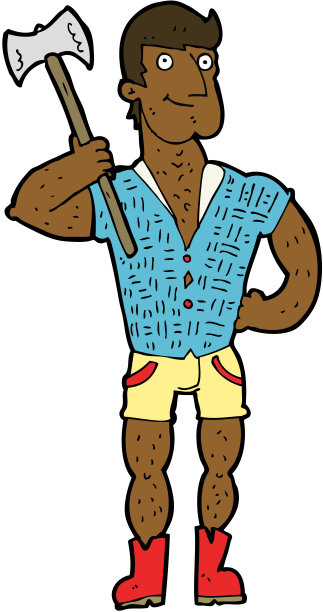 卡通伐木工人图片下载