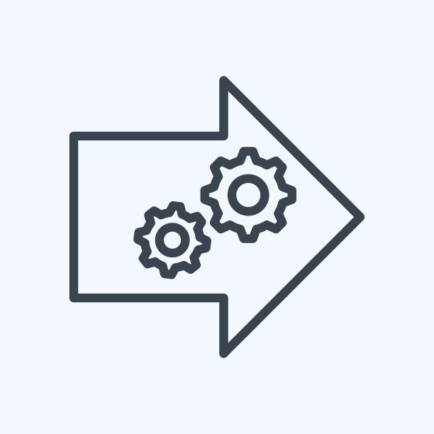 图标的实际学习。适合社区象征。行风格。简单的设计可编辑。设计模板向量。简单的符号说明图片下载