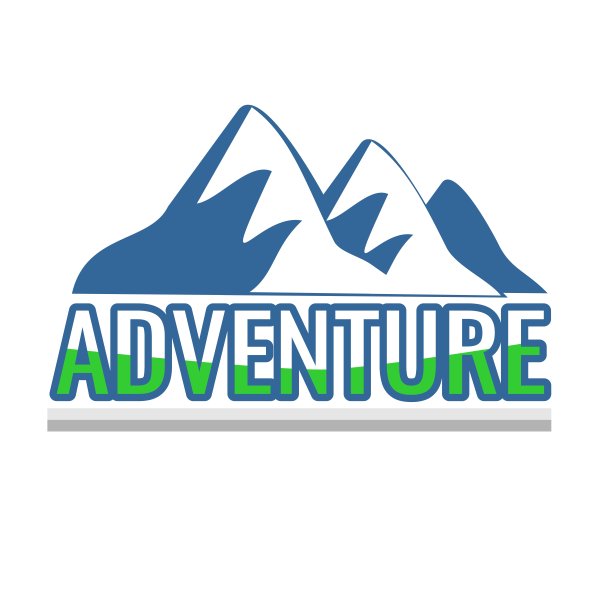 3D山标志，冒险图片下载