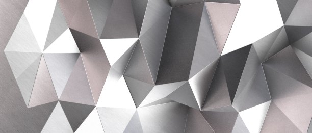 扭曲低聚背景与尖锐的线条在黑色和白色图片下载