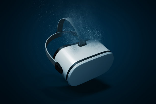 虚拟现实眼镜3d插图图片下载