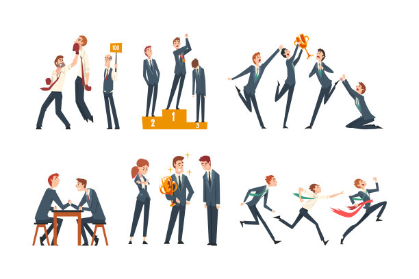 商业竞争与人力竞争图片下载