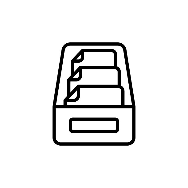 矢量项目收件箱图标图片下载