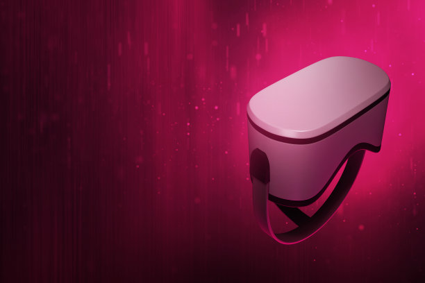 虚拟现实眼镜3d插图图片下载