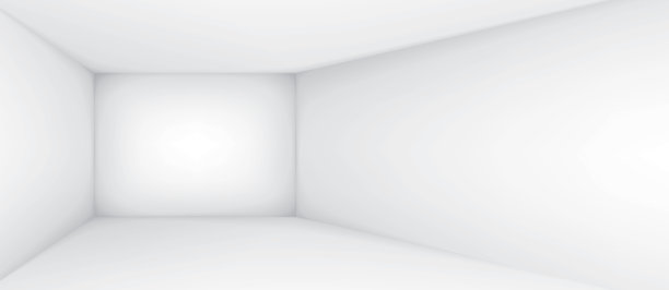空的白色房间。盒子的内部空间。矢量设计插图。为你的商业项目建模图片下载