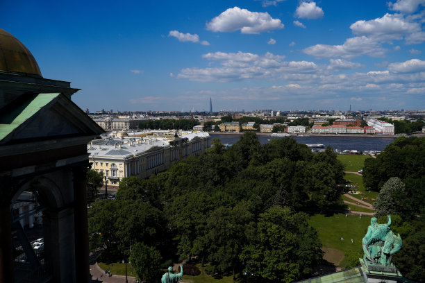 圣彼得堡的圣以撒大教堂图片下载