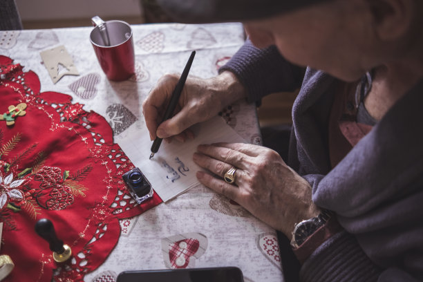 传统手写圣诞卡图片下载