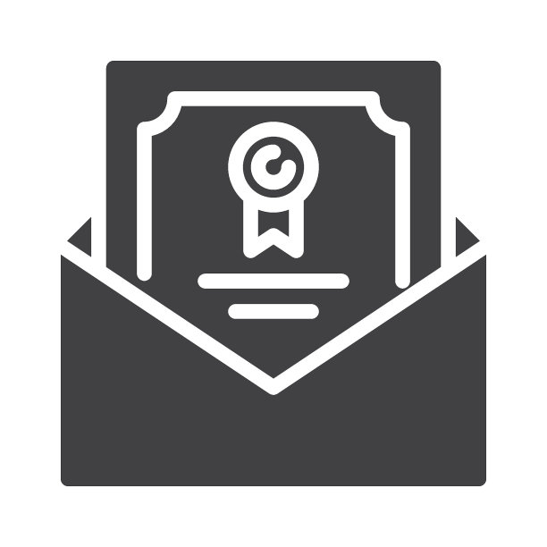 邮件合同矢量图标图片下载