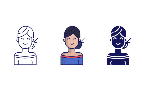 女孩头像图标图片下载