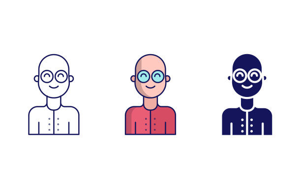 爷爷，老人头像图标图片下载