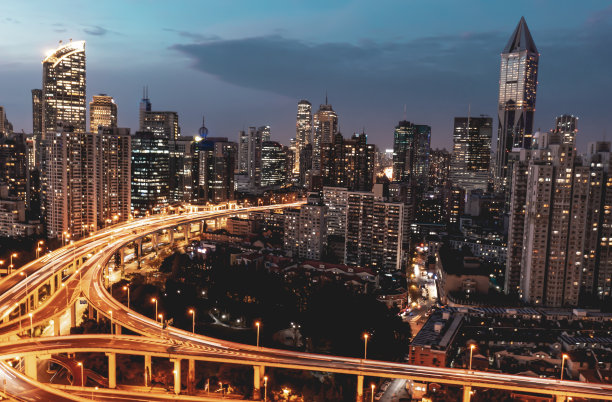 上海城市高架桥、立交桥图片下载