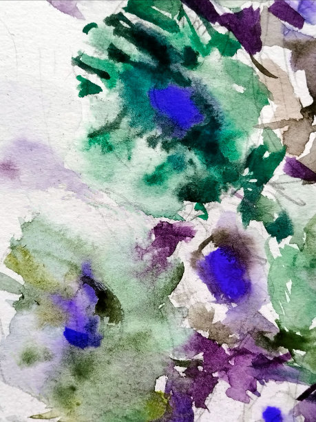 抽象的亮色装饰背景。手工花卉图案。美丽温柔浪漫的一束春花图片下载