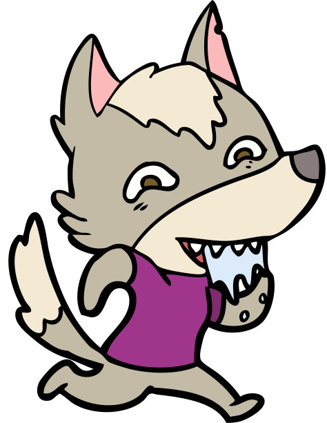 卡通饿狼图片下载