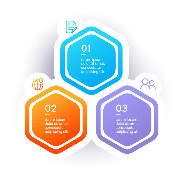 业务概念信息图模板设计图片下载