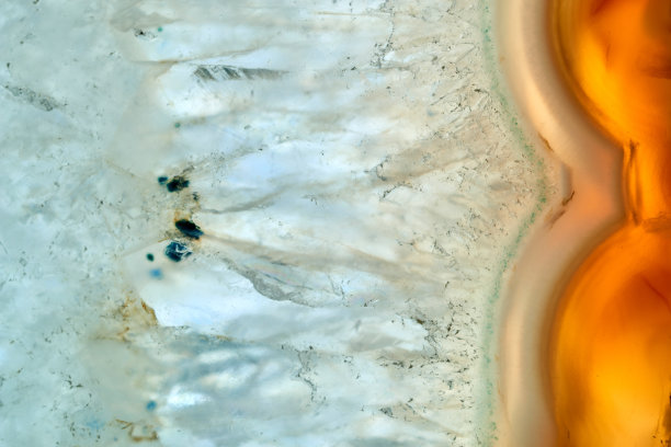 带状玛瑙石样品晶体纹理。图片下载