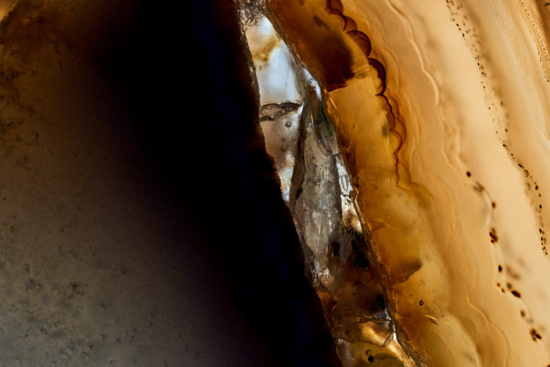 带状玛瑙石样品晶体纹理。图片下载