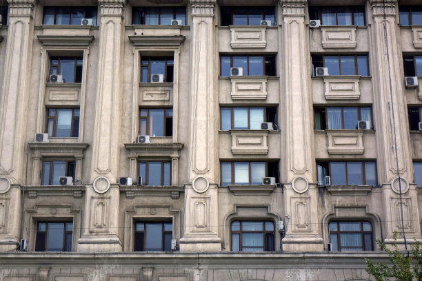 大型写字楼外窗空调图片下载