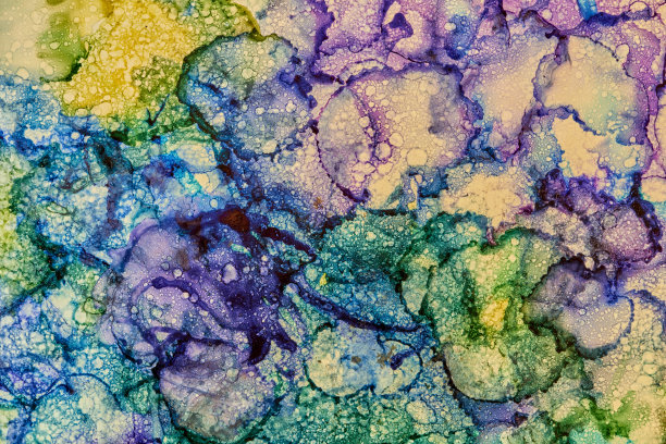 酒精水墨流体抽象艺术绘画照片拍摄。图片下载