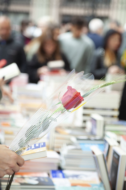 街头书店——圣乔治日图片下载