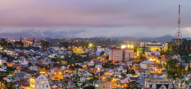 大叻是一个非常著名的旅游目的地。图片下载