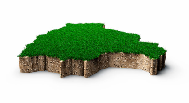 在白色背景上勾勒出玻利维亚地图的3D渲染图片下载