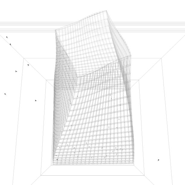 建筑项目的三维插图图片下载