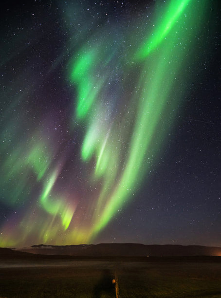 美丽的冰岛银河图片图片下载