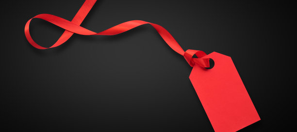 横幅模板设计与红色标签黑色星期五复制空间图片下载