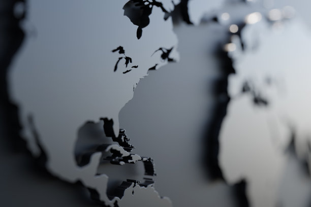 挤压世界地图3d渲染图片下载