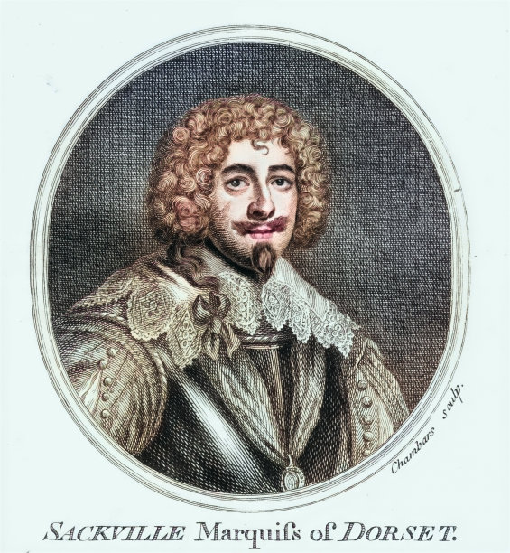 爱德华·萨克维尔多塞特侯爵第四代伯爵1591-1652年的肖像图片下载