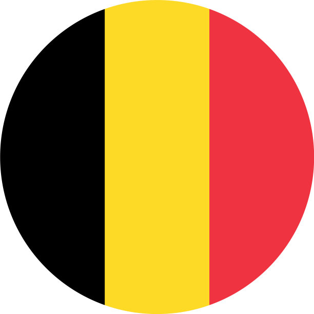 白色背景上的德国国旗按钮图片下载