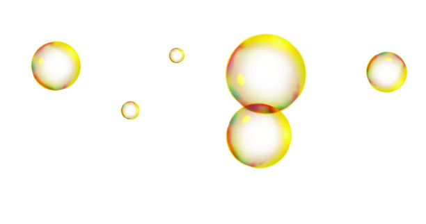 大黄色气泡(白色背景)图片下载