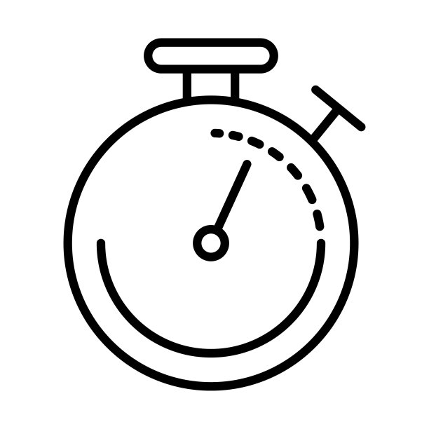 秒表图标标志设计矢量模板说明标志和符号像素完美图片下载