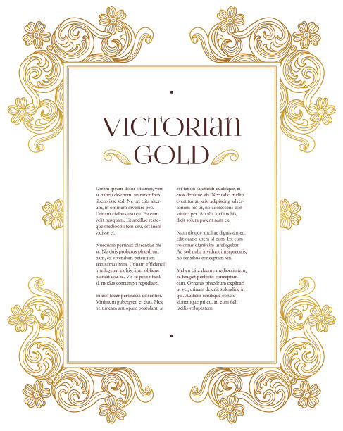 设计模板的金色元素装饰图片下载