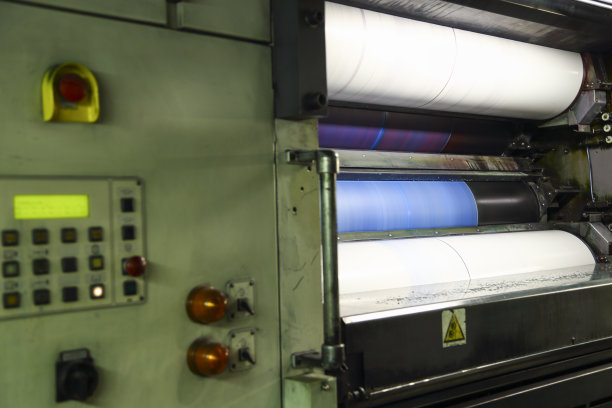 印刷厂的印刷机图片下载